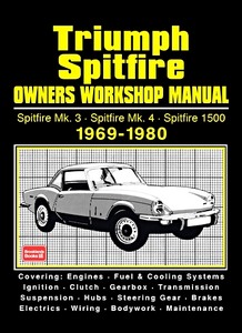 Książka: Triumph Spitfire - Spitfire Mk 3, Spitfire Mk 4, Spitfire 1500 (1969-1980) - Owners Workshop Manual