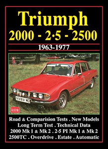 Book: Triumph 2000, 2.5, 2500 (1963-1977) - Brooklands Portfolio