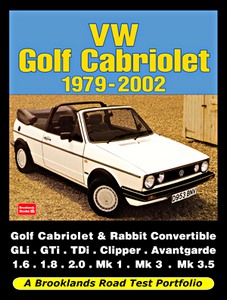Book: VW Golf Cabriolet (1979-2002) - Brooklands Road Test Portfolio