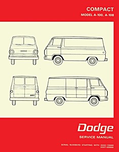 1968-1970 Dodge A-100 & A-108 Van Shop Manual