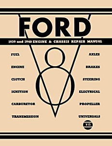 1939 - 1940 Ford, Mercury V8 Engine Repair Manual