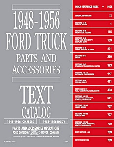 1948-1956 Ford Truck Parts & Accessories Catalog Set