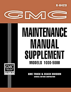1964 GMC Truck Models 1000-5000 - WSM Supplement
