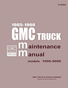1965-1966 GMC Truck Models 1000-5000 - WSM
