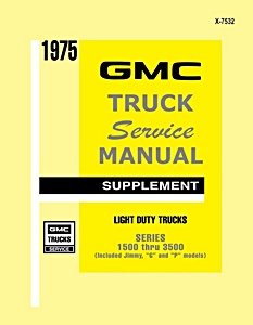 1975 GMC Truck 1500-3500 Service Manual Supplement