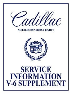 Livre: 1980 Cadillac 4.1L V-6 - WSS