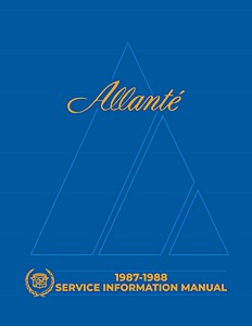Book: 1987-1988 Cadillac Allanté - Service Manual 