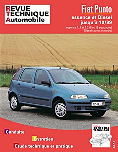 Buch: Fiat Punto - essence 1.1 et 1.2 (8 et 16 soupapes) / Diesel (1993-10/1999) - Revue Technique Automobile (RTA 566.3)