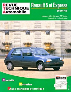 Livre: [RTA 711] Renault Super 5 et Express ess. (84->)