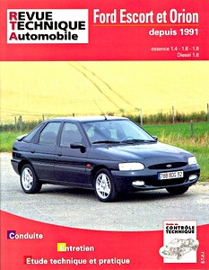 Livre: [RTA 717.3] Ford Escort et Orion (1991-1995)