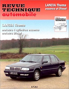 Livre: Lancia Thema - 4 cylindres essence et Diesel (1984-1993) - Revue Technique Automobile (RTA 081)