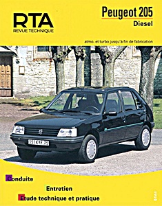 Boek: Peugeot 205 - Diesel (03/1983-12/1998) - Revue Technique Automobile (RTA 456.7)