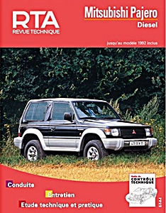 Buch: Mitsubishi Pajero - Diesel (07/1983-06/1991) - Revue Technique Automobile (RTA 517.2)