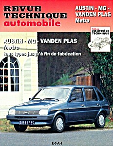 Boek: Austin / MG / Vanden Plas Metro (04/1982-06/1985) - Revue Technique Automobile (RTA 428.4)