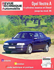 Book: Opel Vectra A - 4 cylindres essence et Diesel (1989-1995) - Revue Technique Automobile (RTA 515.3)