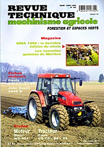 Livre : Case CS 78, CS 86, CS 94 - Moteur Steyr WD 401 - Revue Technique Machinisme Agricole (RTMA 123)
