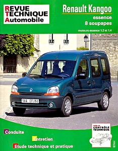 Livre : [RTA 632] Renault Kangoo essence 1.2 et 1.4 (97-03)