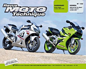 Livre : Kawasaki ZX-6R (2000-2001) / Honda CBR 900RR (inj.) (2000-2001) - Revue Moto Technique (RMT 122.1)