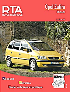 Boek: [RTA 633.1] Opel Zafira - 2.0 Di et TDi (1999-2005)
