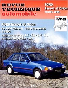 Livre: Ford Escort et Orion - essence (1984-1990) et Diesel (1986-1990) - Revue Technique Automobile (RTA 736)
