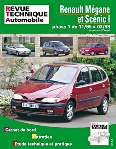 Książka: Renault Mégane et Scénic I - Phase 1 - essence et Diesel (11/1995-03/1999) - Revue Technique Automobile (RTA 119)