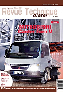 Livre : Mitsubishi Canter - moteurs Euro 5 - Revue Technique Diesel (RTD 285)