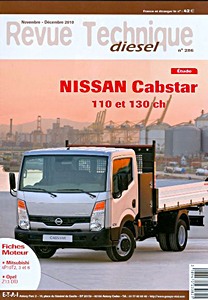 Livre : Nissan Cabstar - 110 et 130 ch - Revue Technique Diesel (RTD 286)
