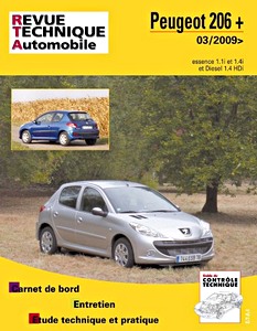 Boek: Peugeot 206+ - essence 1.1i et 1.4i / Diesel 1.4 HDi (depuis 03/2009) - Revue Technique Automobile (RTA B735.5)