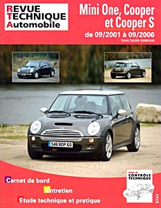 Book: Mini One, Cooper et Cooper S (R50 et R53) - tous types essence (9/2001-9/2006) - Revue Technique Automobile (RTA B703.6)