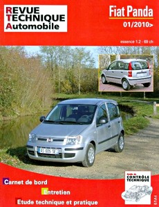 Book: Fiat Panda - essence 1.2 8V 69 ch (depuis 01/2010) - Revue Technique Automobile (RTA B747.5)
