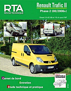 Buch: [RTA B755.5] Renault Trafic II Ph 2 Diesel (08/06-04/15)
