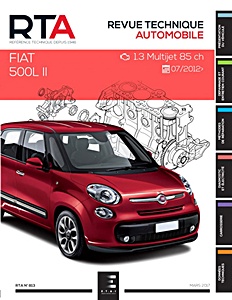 Book: [RTA 813] Fiat 500 L II - 1.3 JTD 85 ch (07/2012 >)