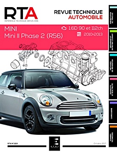 Livre: Mini II - Phase 2 (R56) - Diesel 1.6D (90 et 112 ch) (2010-2013) - Revue Technique Automobile (RTA 819)