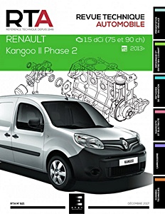 Livre : [RTA 821] Renault Kangoo II - Ph 2 - 1.5 dCi (2013->)