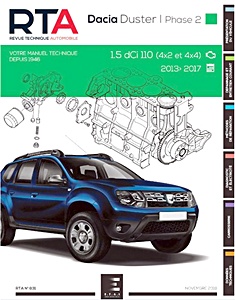 Boek: Dacia Duster I - Phase 2 - 1.5 dCi 110 (4x2 et 4x4) (2013-2017) - Revue Technique Automobile (RTA 831)