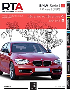 Boek: [RTA 832] BMW Serie 1 (F20) - 116d/118d (/2011-15)
