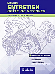 Boek: Manuel - Entretien BDV - Automatique, CVT, robotisee