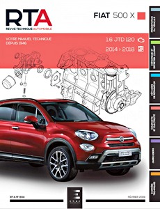 Book: [RTA 834] Fiat 500 X - Diesel 1.6 JTD 120 (2014-2018)