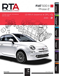 Book: [RTA 843] Fiat 500 II - Phase 2 - 1.2i (depuis 2015)