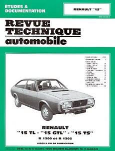 Livre: [RTA 313.3] Renault 15 TL-GTL et TS (72-79)