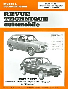 Book: Fiat 127 - essence (1972-1985) - Revue Technique Automobile (RTA 319)