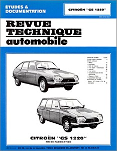 Livre : [RTA 325] Citroën GS 1220 (73-79)