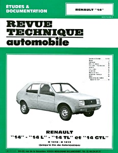 Książka: [RTA 368] Renault 14, 14 L, 14 TL, 14 GTL (1976-1983)