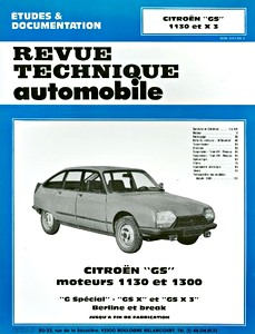 Livre : [RTA 389] Citroen GS - 1130 et 1300 cm³ (1977-1981)