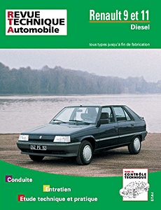 Książka: Renault 9 et 11 - Diesel (1983-1989) - Revue Technique Automobile (RTA 439.4)