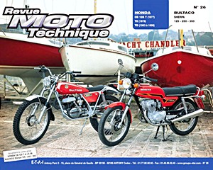 Livre : Honda CB 125 T (1977) - TII (1978) - TD (1983-1988) / Bultaco Sherpa 125-250-350 (depuis 1974) - Revue Moto Technique (RMT 26.1)