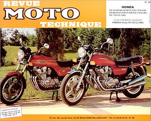 Livre : Honda CB 750 KZ à F2C (1979-1982) / CB 900 FZ à F2C (1979-1982) / CB 1100 FD (1983) - Revue Moto Technique (RMT 38.1)