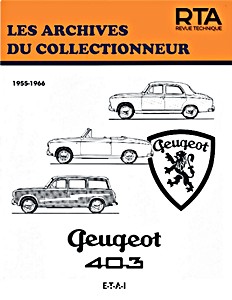 Book: Peugeot 403 (1955-1966) - Les Archives du Collectionneur (ADC 21)