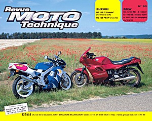 Livre : Suzuki RG 125 F Gamma et RG 125 Wolf (1992-1996) / BMW K1 - K100 RS1 - K 1100 LT - K 1100 RS (1989-1997) - Revue Moto Technique (RMT 90)