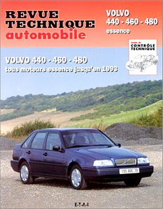 Book: Volvo 440 - 460 - 480 - tous moteurs essence (1987-1993) - Revue Technique Automobile (RTA 540.2)